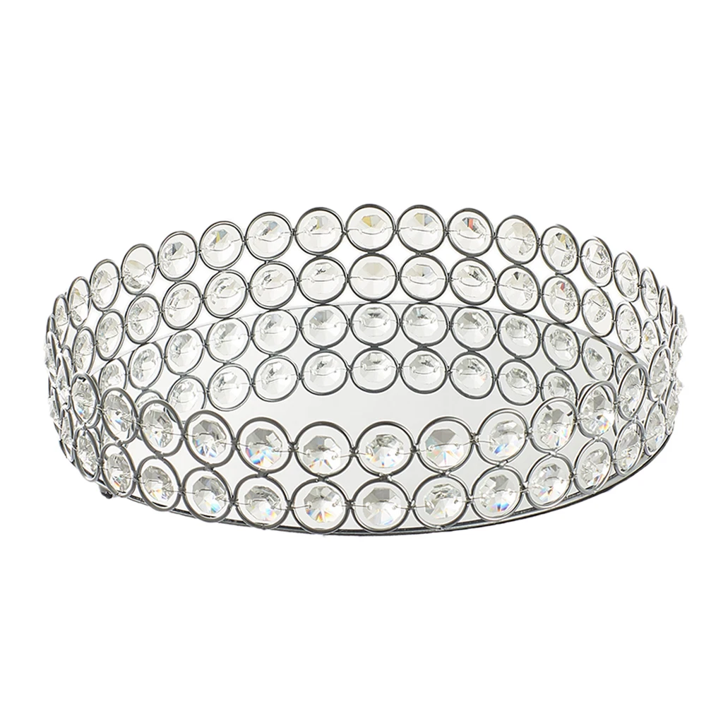 Хрустальный поднос Косметический Макияж Ювелирные изделия безделушка