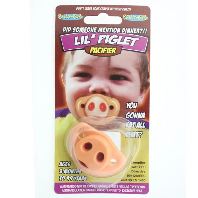 Новая Персонализированная детская соска для носа со Свинкой и красными губами