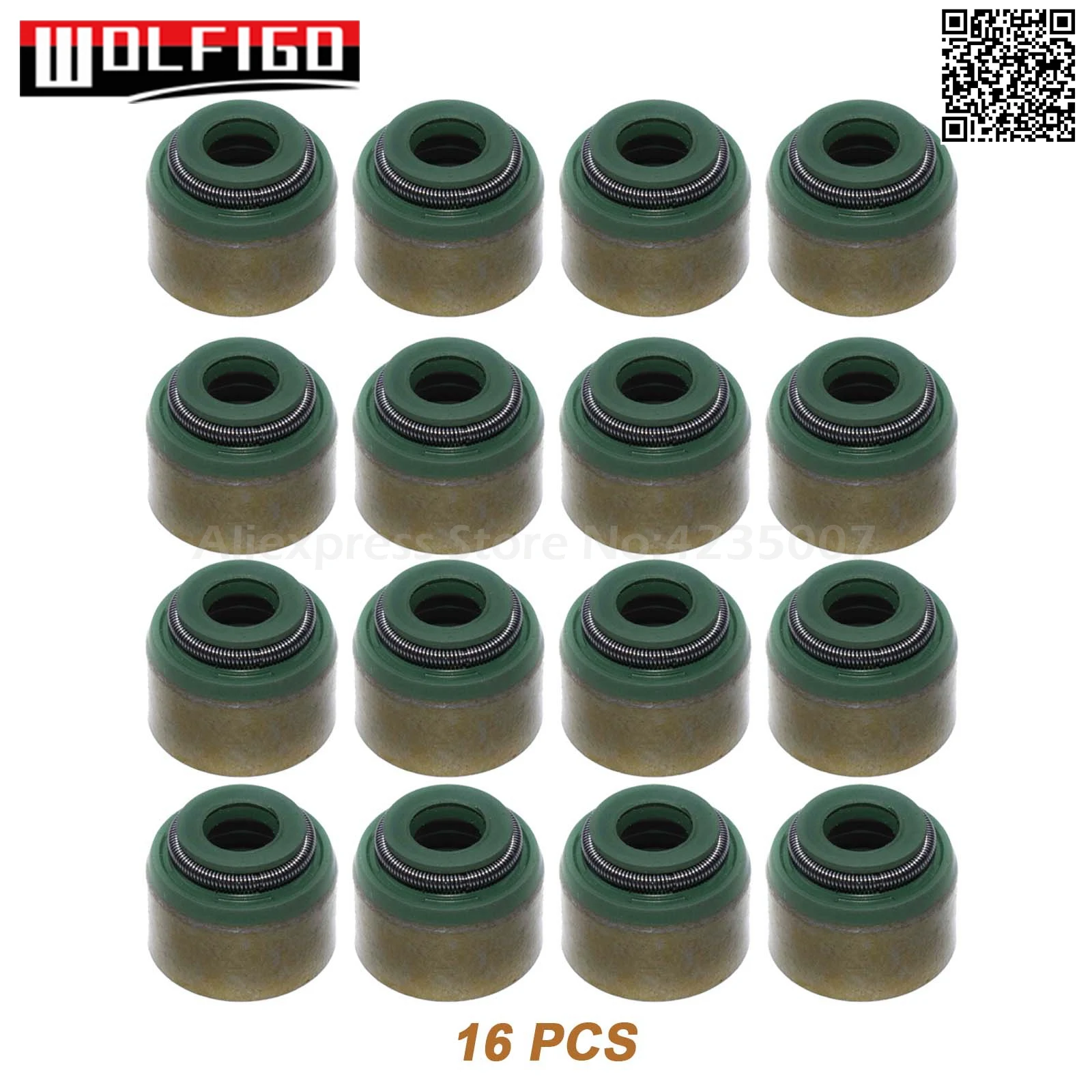 WOLFIGO New 1PC / 16PCS Engine Valve Stem Seal For ACURA INTEGRA 1.8L HONDA CR-V 14711PR4A00 14711P75000 | Автомобили и мотоциклы