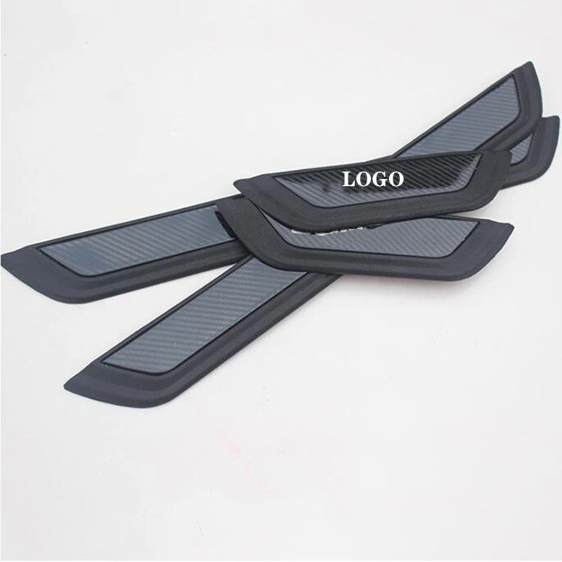 

4Pcs Stainless Car Door Welcome Pedal Trim Anit-Scratch Door Sill Scuff Plate For Toyota Corolla ALTIS 2019 2020 Accessories