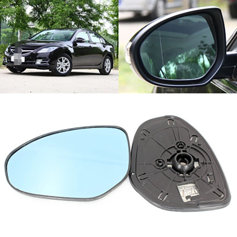 

Large Vision Car Blue Side Rearview Mirror Glare Proof LED Lamp Heated Turn Single for Mazda 2 2010-2020