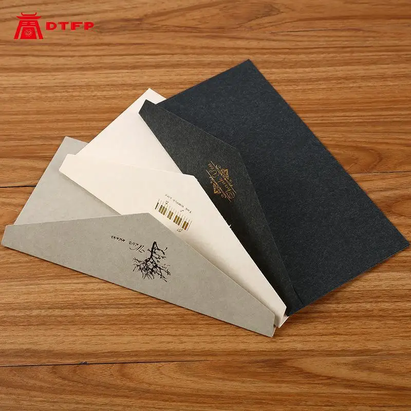 Западный стиль толстый Ретро Конверт цвет специальная бумага бизнес приглашение