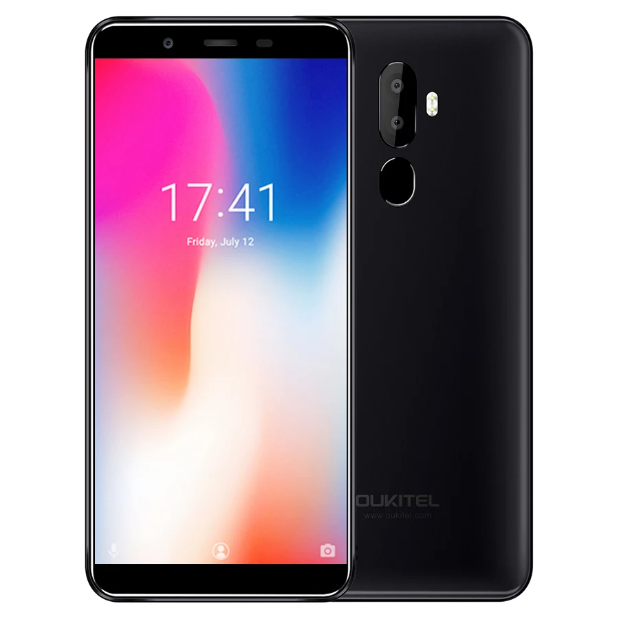 OUKITEL U25 PRO 5," 2.5D Android 8,1 MT6750T восьмиядерный 4 гб 64 гб 13 мп+ 2 мп/5 мп смартфон 3200 мач отпечаток пальца мобильный телефон - Цвет: gray