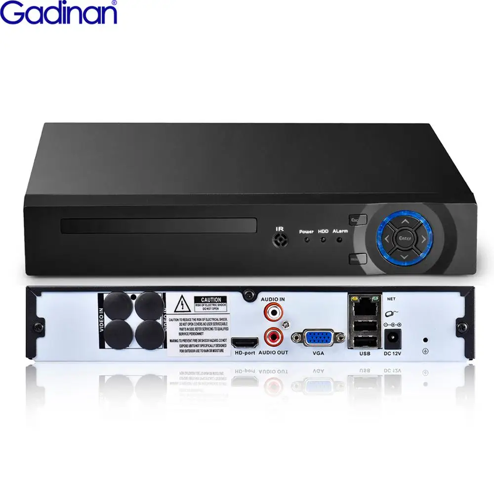 Сетевой видеорегистратор Gadinan 32CH * 5MP/8CH 4K Hi3536C CCTV NVR Security H.265 сетевой с поддержкой HDMI