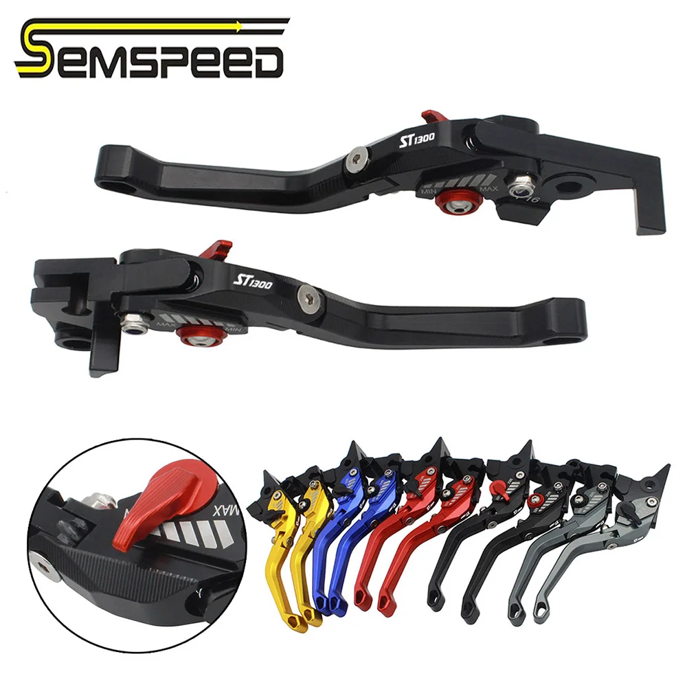 SEMSPEED ST1300 логотип Мотоцикл CNC 3D ромбовидный тормоз сцепления рычаги для Honda