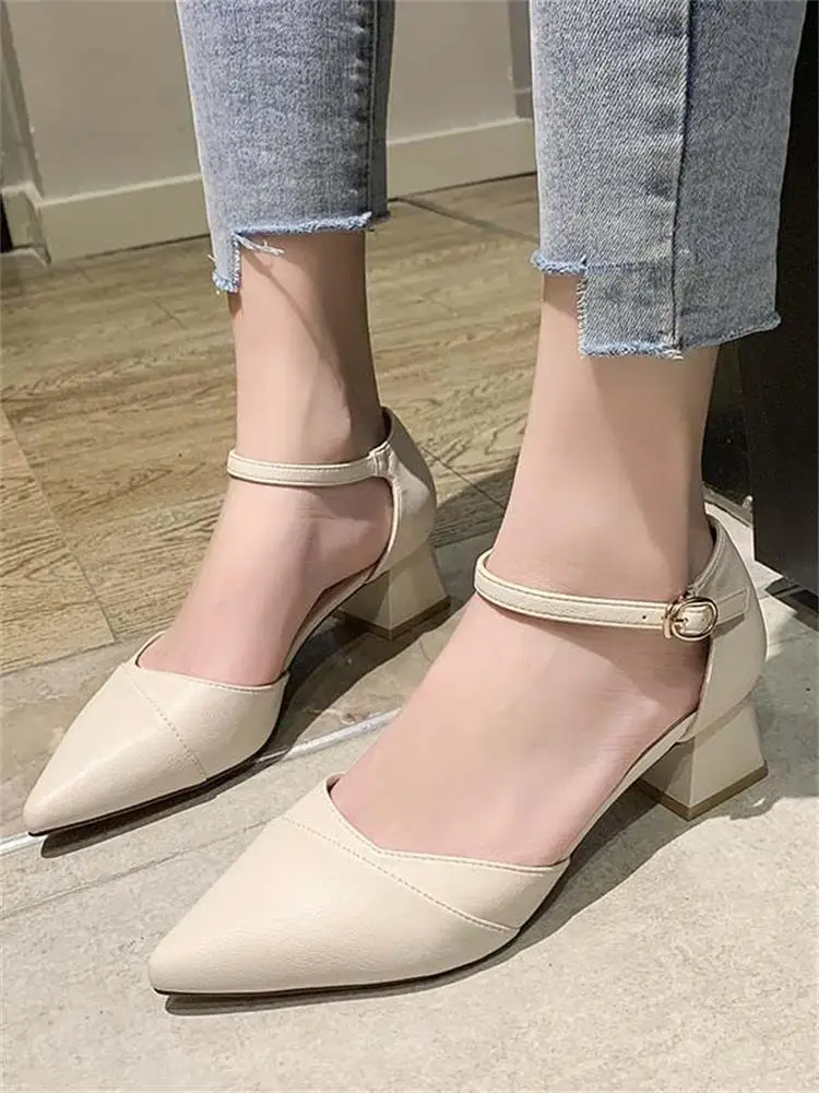 

Fashion Womens Shoes 2021 High Heel Sandals Espadrilles Platform Med Suit Female Beige Luxury High-heeled Lacquered Summer Medi