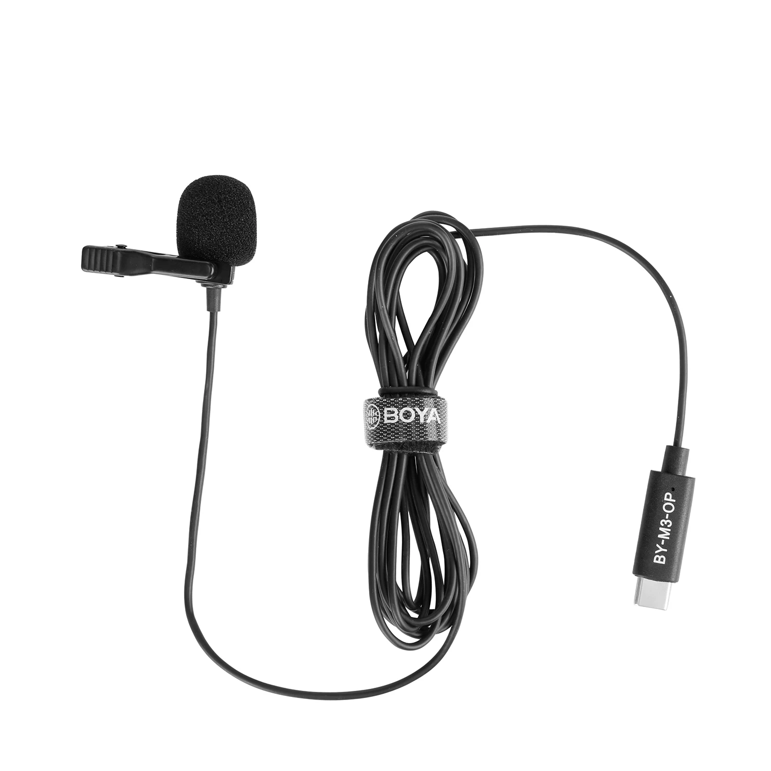 

BOYA BY-M3OP USB Type-C Digital Lavalier Microphone for DJI OSMO Pocket Video Stabilizer Gimbal Vlog Film Audio Recording Mic