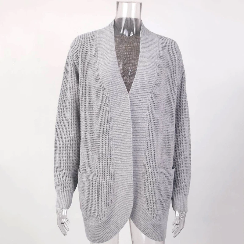 

2020 Long Cardigan Women Sweater Autumn Winter Long Sleeve Knitted Sweater Plus Size Jacket Loose Ladies Sweaters Cardigans