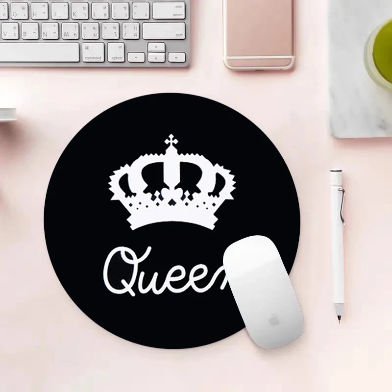 

Queen Round Mouse Pad Planet Series Mat Desktop Non-slip Rubber Pad PC Mouse Pad Round Desk Gamer Gaming Mat For PC Laptop