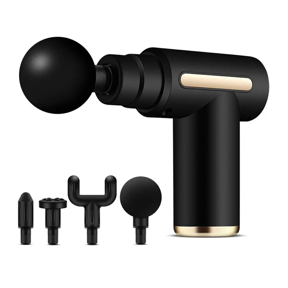 

Fascia Device Home Mini Muscle Massager Rechargeable Electric Massager Sports Fitness Physiotherapy Button Type Massage Gun