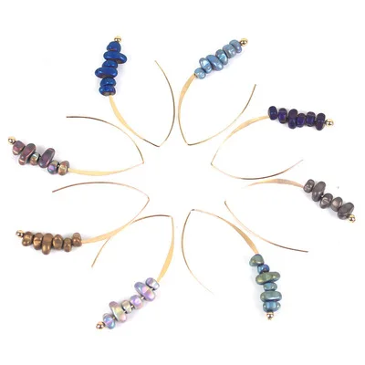 

New Fashion eEarrings Abnormity Exaggerated Irregular Eardrop Hematite Stone Earrings For Women