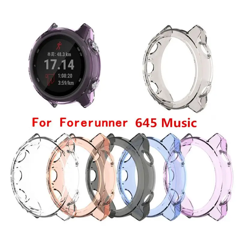 1 шт. защитный чехол из ТПУ для Garmin Forerunner 645 music/64 New|Смарт-аксессуары| |