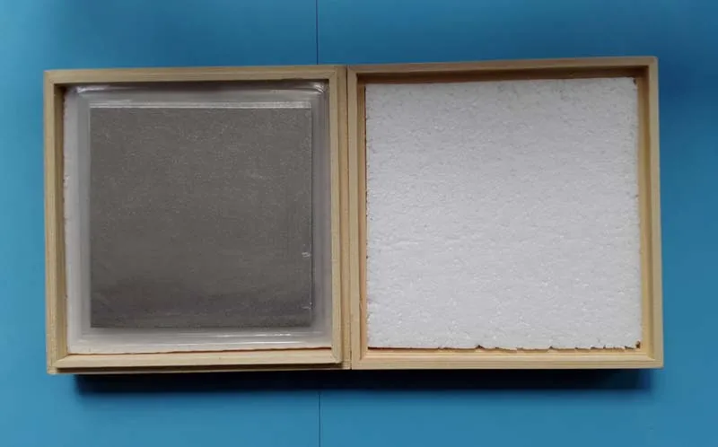 

Indium Sheet Indium Foil Size: 100mm*100mm*0.05mm Laser Heat Sealing Coating Material