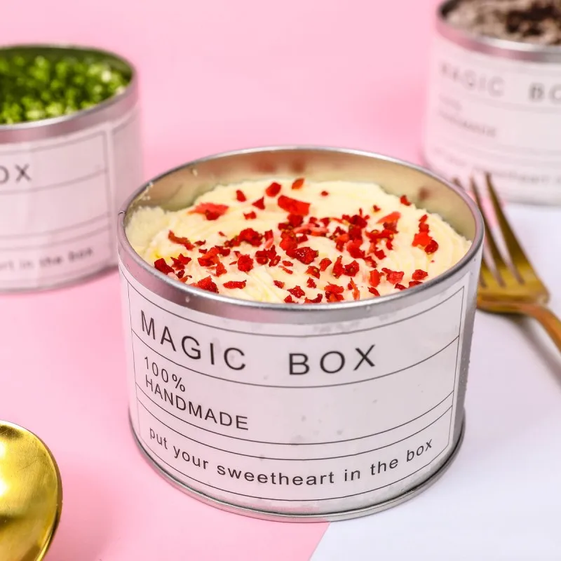 JO LIFE Tinplate Мусса десерт Оловянная Волшебная коробка соус для специй контейнер