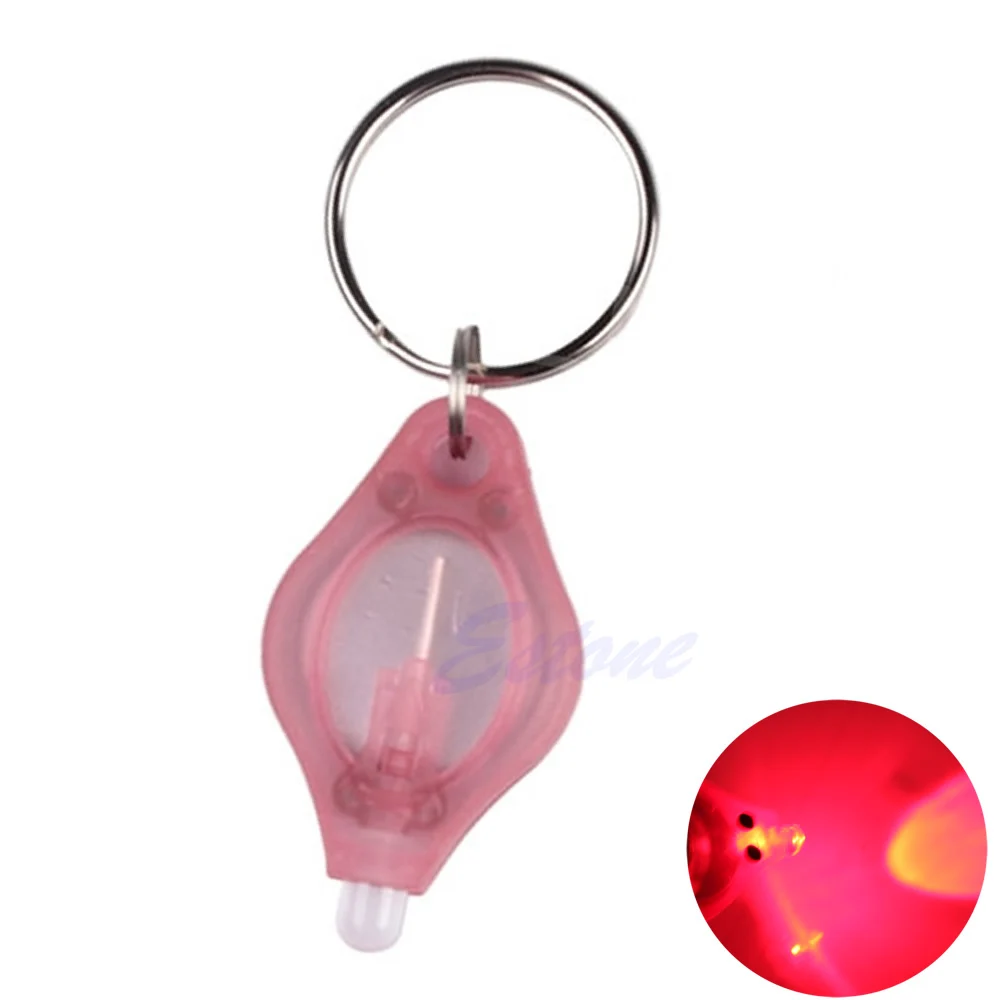 

2021 New Mini Micro Super Bright Light LED Camping Flashlight Torch KeyRing Keychain Lamp