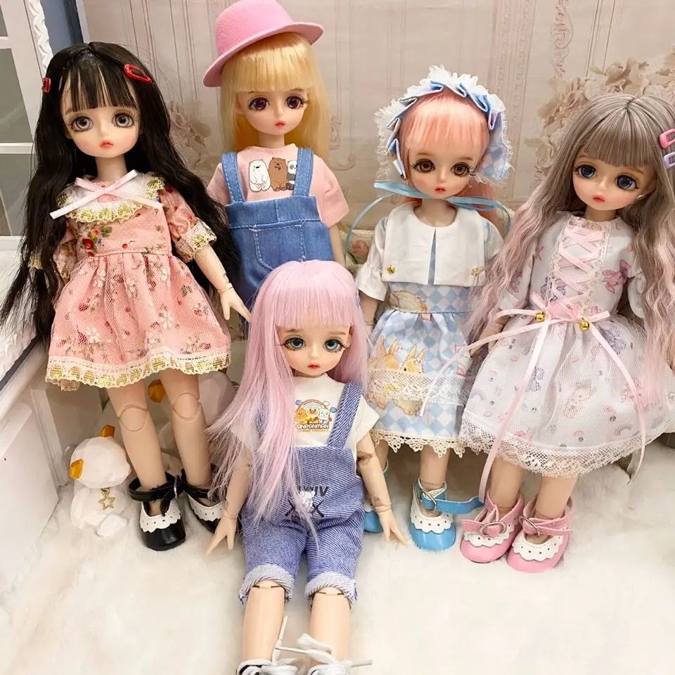 Изменяемая парик BJD кукла для 30 см Bjd с игрушка окружность головы 15 5 мини игрушки