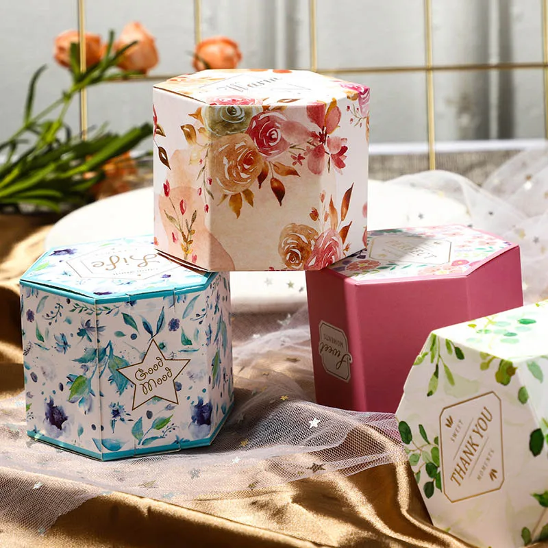 10 шт. Подарочная коробка для конфет коробки вечеринки на день рождения сладкие