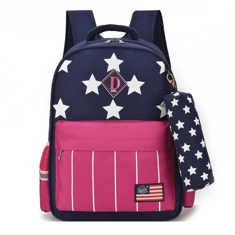 Children School Bags reflective strip Kids Backpack In Primary Schoolbag For Girls Boys Waterproof Backpacks mochila infantil