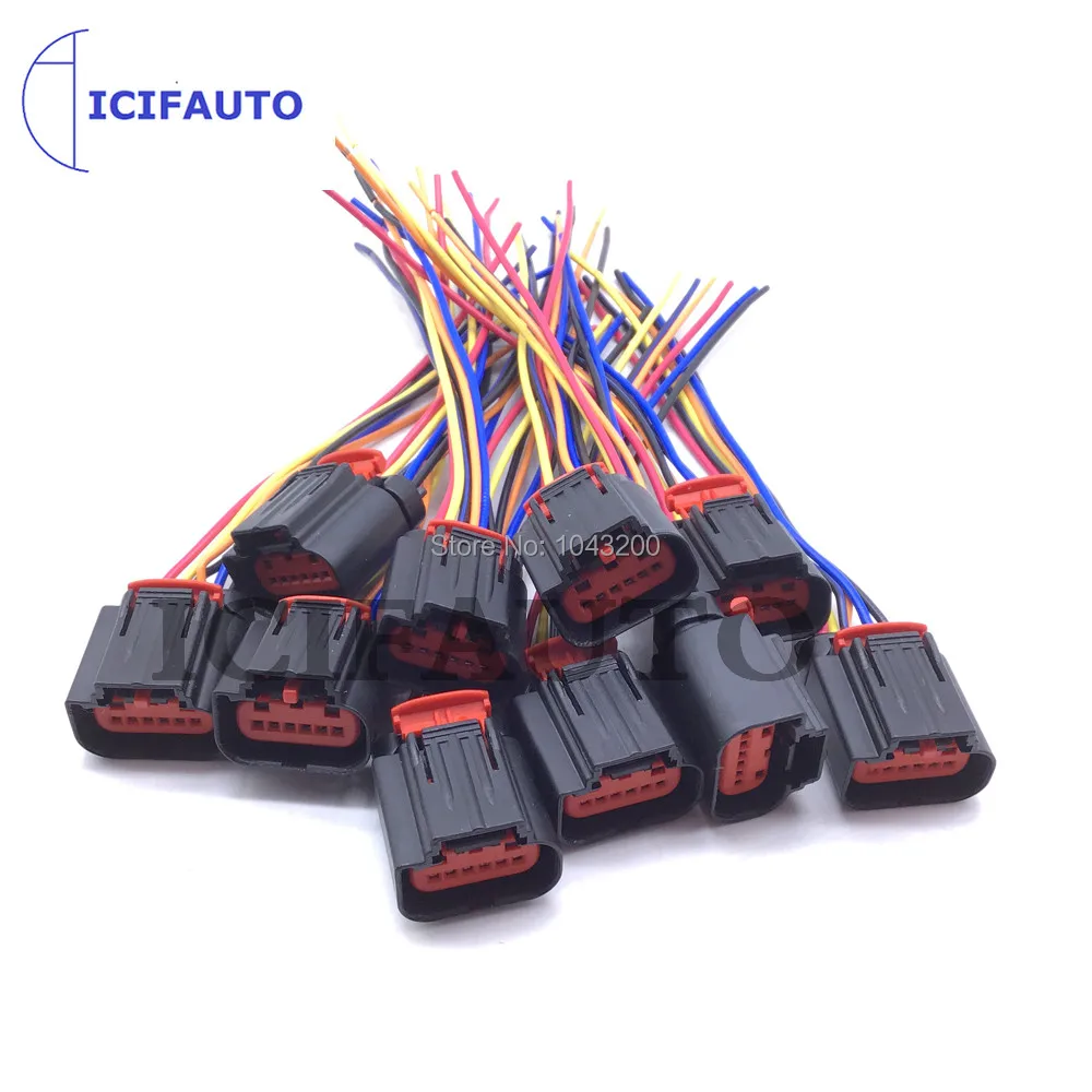 10 * массового расхода воздуха Сенсор МАФ разъем для Форд Линкольн Мазда Меркурий