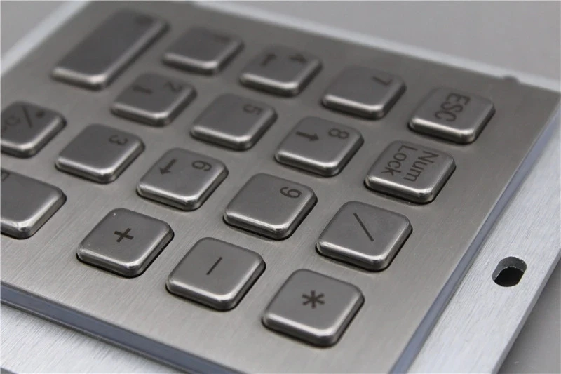 Промышленная металлическая клавиатура D-8212 18 клавиш