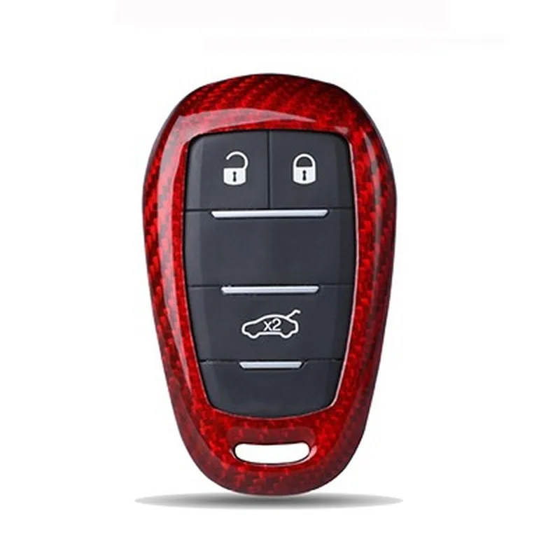 

Car Key Case Cover Shell for Alfa Romeo Mito 952 955 159 147 Giulia Stelvio Real Carbon Fiber Holster Key Case Car Accessories