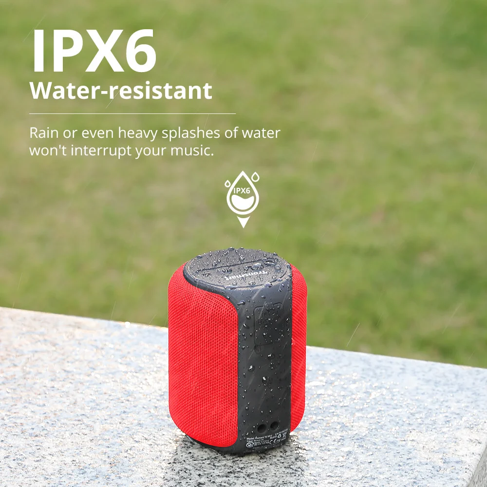 newt6 mini bluetooth 5 0 speaker with voice assistant360 degree surround deep bass ipx6 waterproof free global shipping