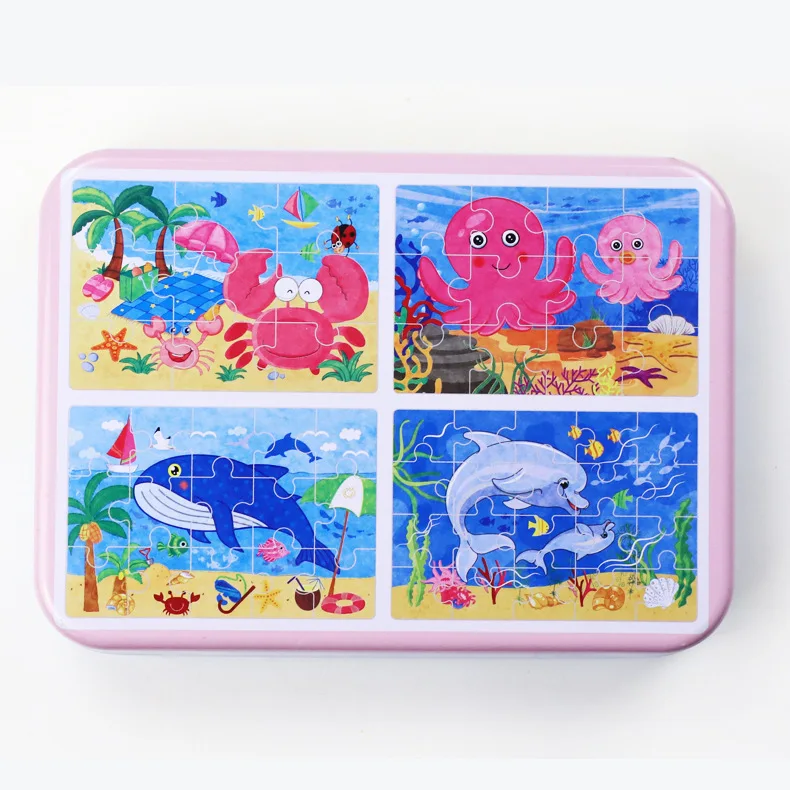 

3D Wooden Animal Jigsaw Puzzle For Children