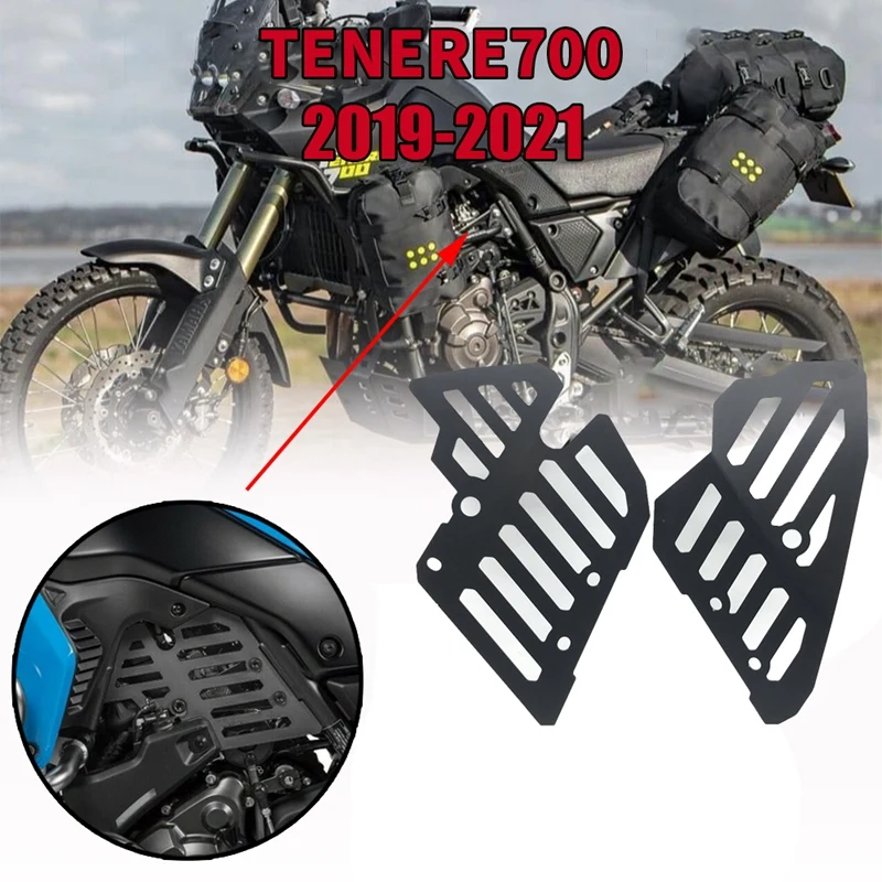 

Motorcycle Engine Guard Cover Protector Crap Flap Set for Yamaha Tenere 700 Rally T7 XTZ700 XT700Z 2019 2020 2021