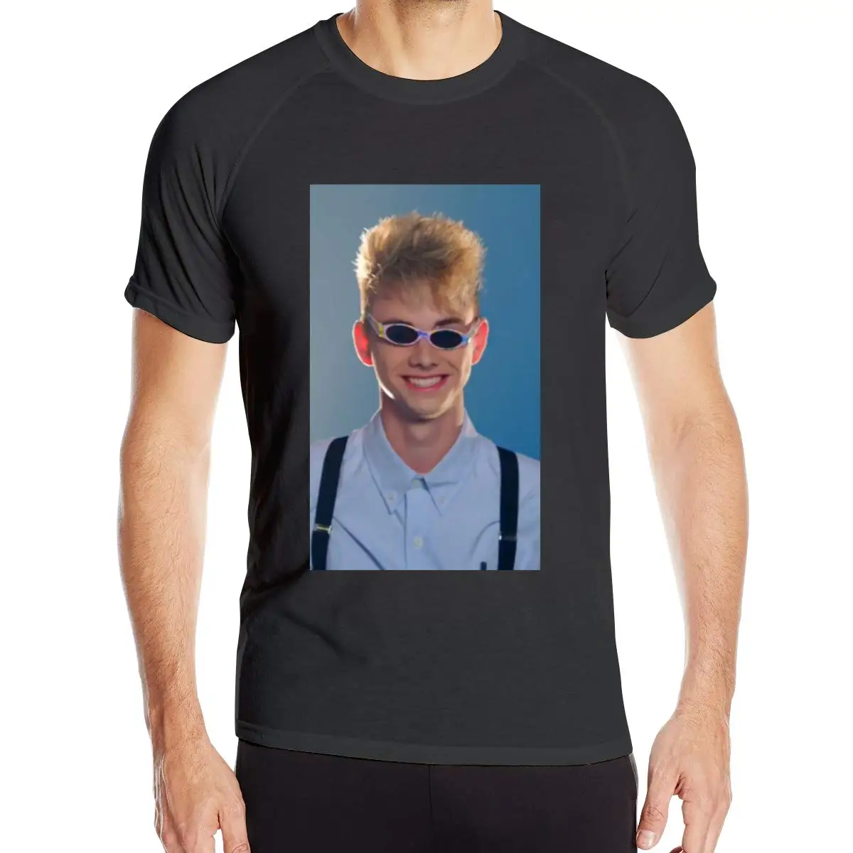 Мужская футболка FGHFG с объемным принтом забавных очков Corbyn Besson футболки коротким
