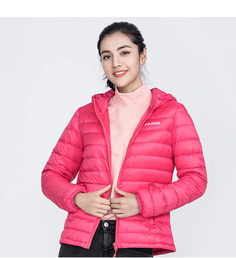 Короткая куртка на утином пуху белого цвета, пальто с гусиным пухом Northface с капюшоном для женщин и мужчин, ультра-светильник, теплая парка больших размеров