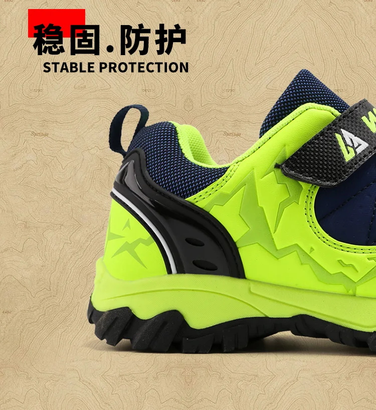 1801 Hiking Children Shoes For Kids Sneakers Winter Boys Casual Shoes Girls Sneakers Boys Snow Shoes Climb Mountains Ice
