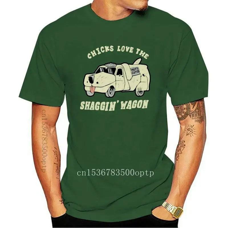 

New Adult Black Comedy Dumb and Dumber Chicks Love the Shaggin Wagon T-shirt Tee
