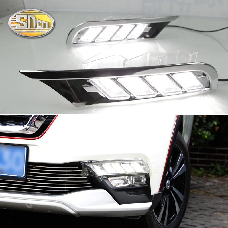 SNCN 2 шт. светодиодный дневные ходовые огни светильник для Nissan ногами 2016 2019 2020