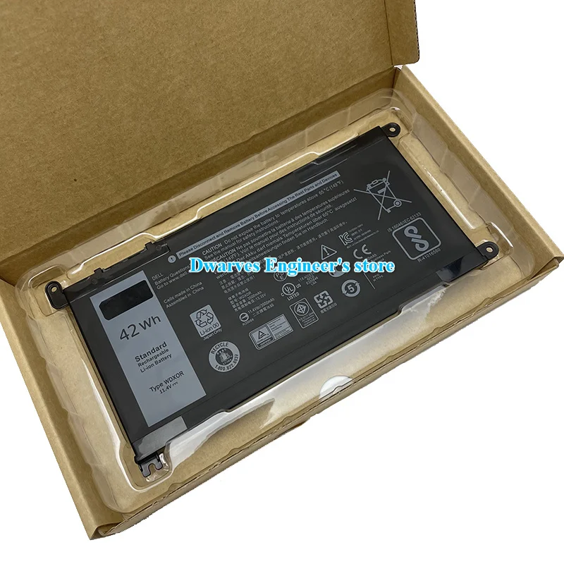 11.4V 42Wh WDXOR Laptop Battery For Dell Inspiron 17 5767 5770 15 5565 5578 7560 7569 7570 7579 13 5368 5378 7368 7378 14 7460 - купить по