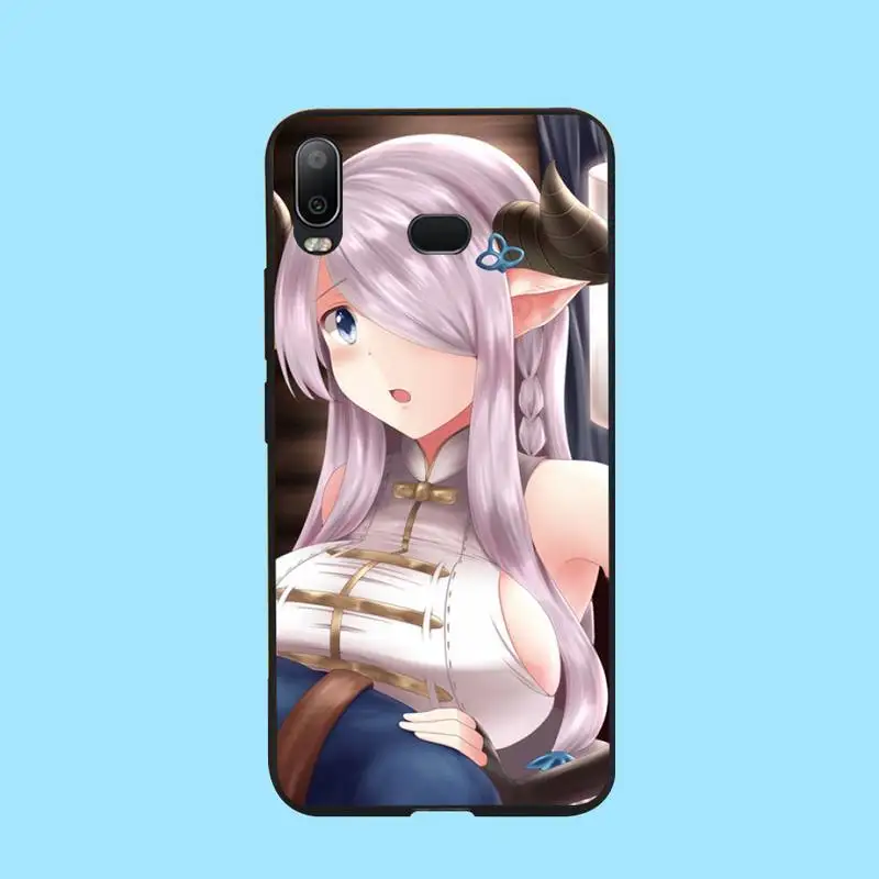 Японский кавайный сексуальный мягкий черный чехол для телефона PENGHUWAN с аниме