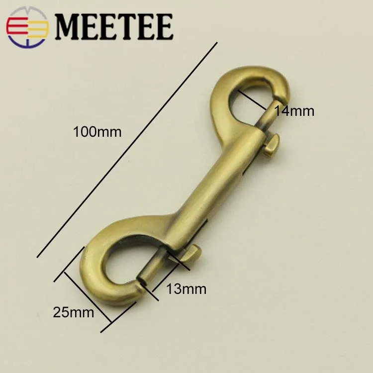 Meetee 2/5 шт металлический Поворотный Триггер карабин крючок для сумки вешалка