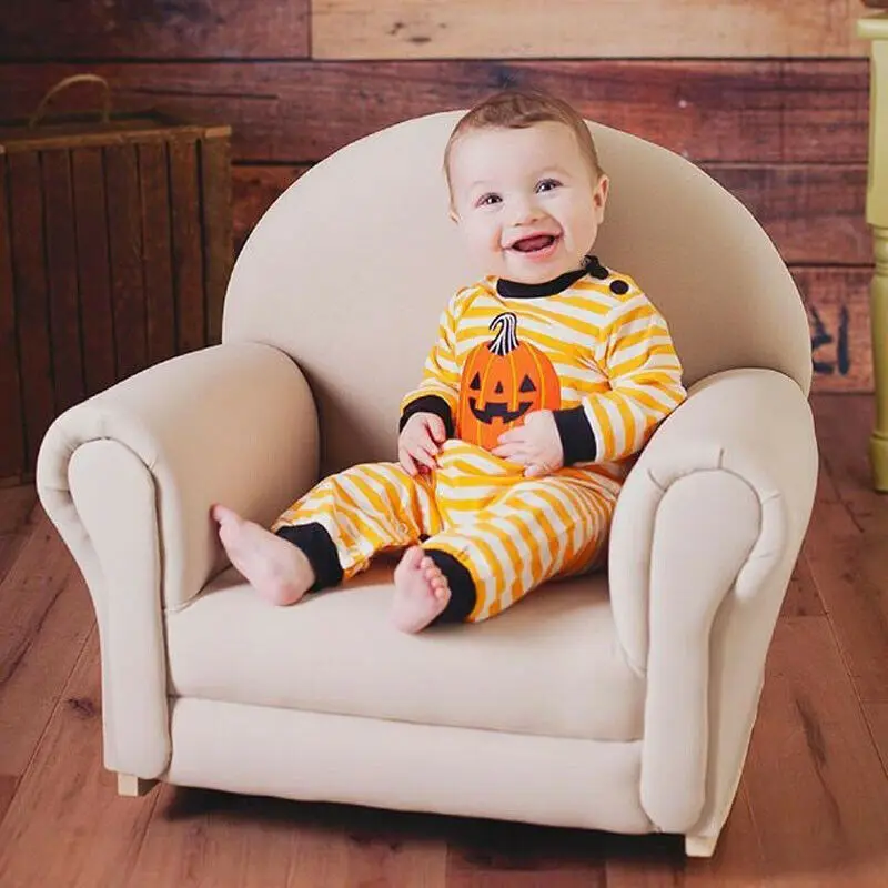 Комплект одежды для новорожденных Топ с длинным рукавом и брюки в полоску