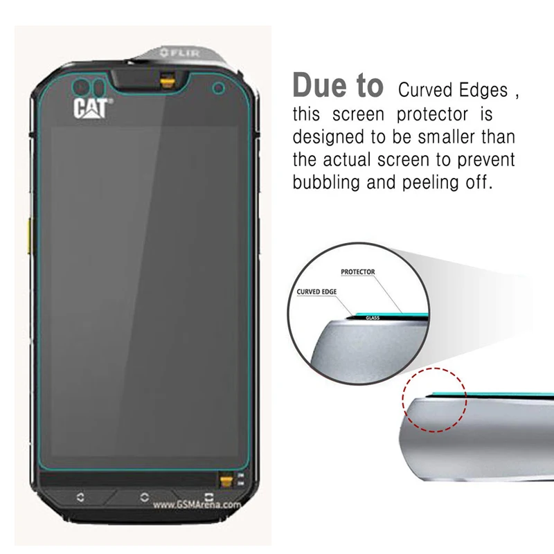 Взрывобезопасное стекло Caterpillar Cat S60 S41 защитная пленка из закаленного стекла для