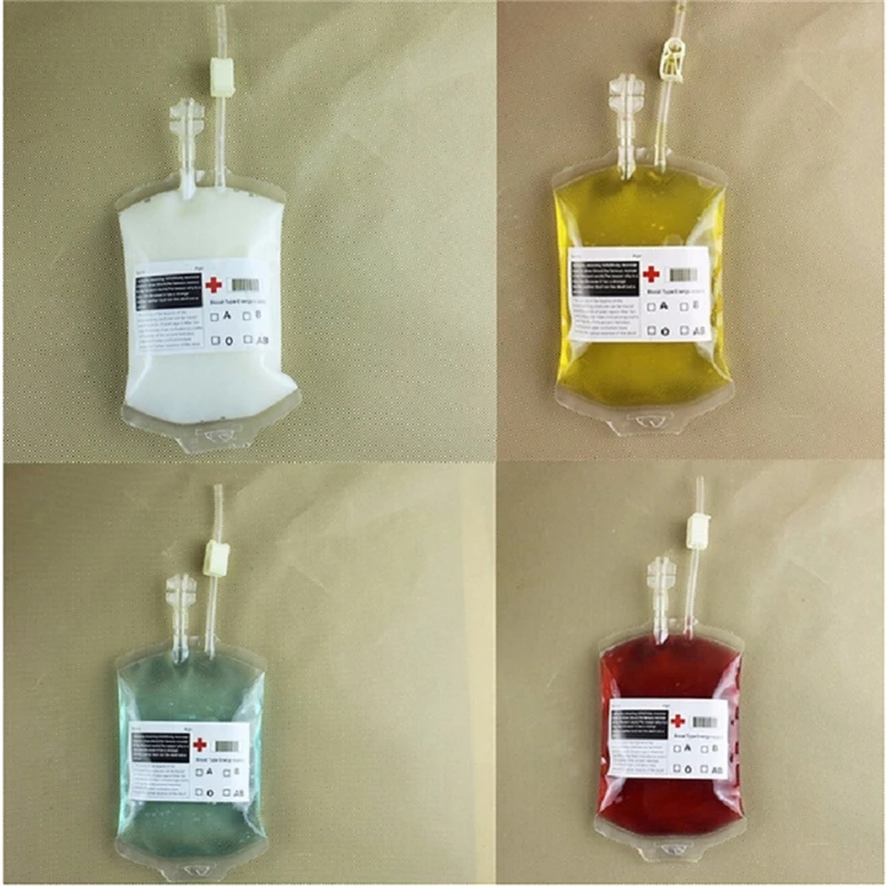 1 шт. прозрачный мешок для питья из ПВХ Хэллоуина Дневники вампира косплей сумка