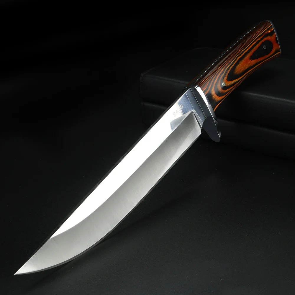 

Outdoor small knife portable knife wild survival straight knife camping hunting knife