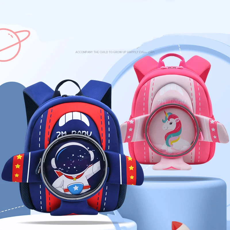 Рюкзаки для маленьких девочек и мальчиков, школьные ранцы для детского сада, детские рюкзаки для девочек с розовым единорогом, школьные пор...