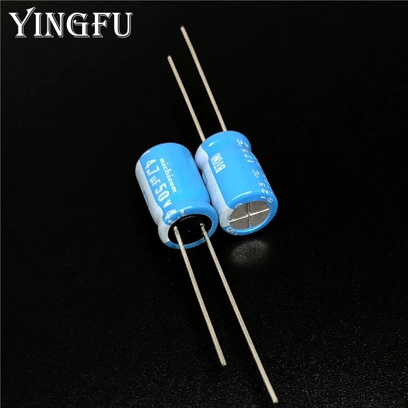 

10pcs/100pcs 4.7uF 50V NICHICON BT Series 8x11.5mm Highly dependable reliability 50V4.7uF Aluminum Electrolytic capacitor