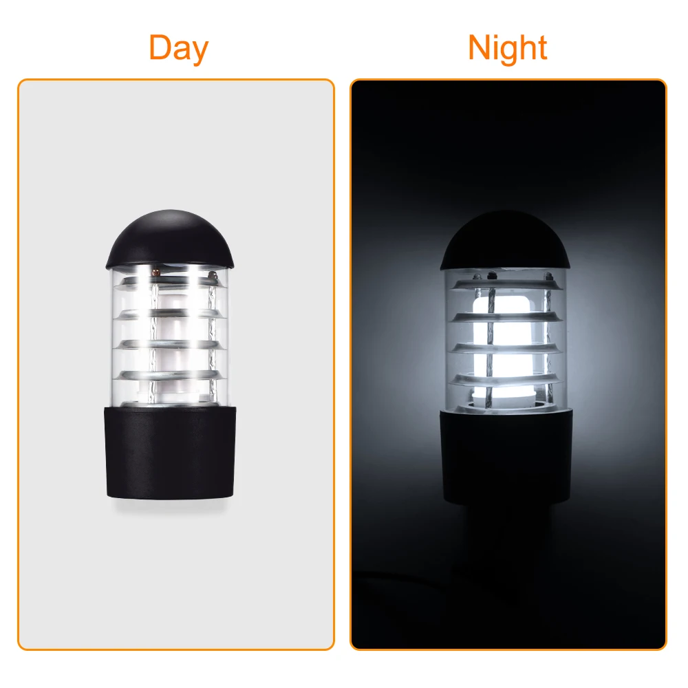 Водонепроницаемый уличный настенный светильник 12 Вт Круглый с одной головкой