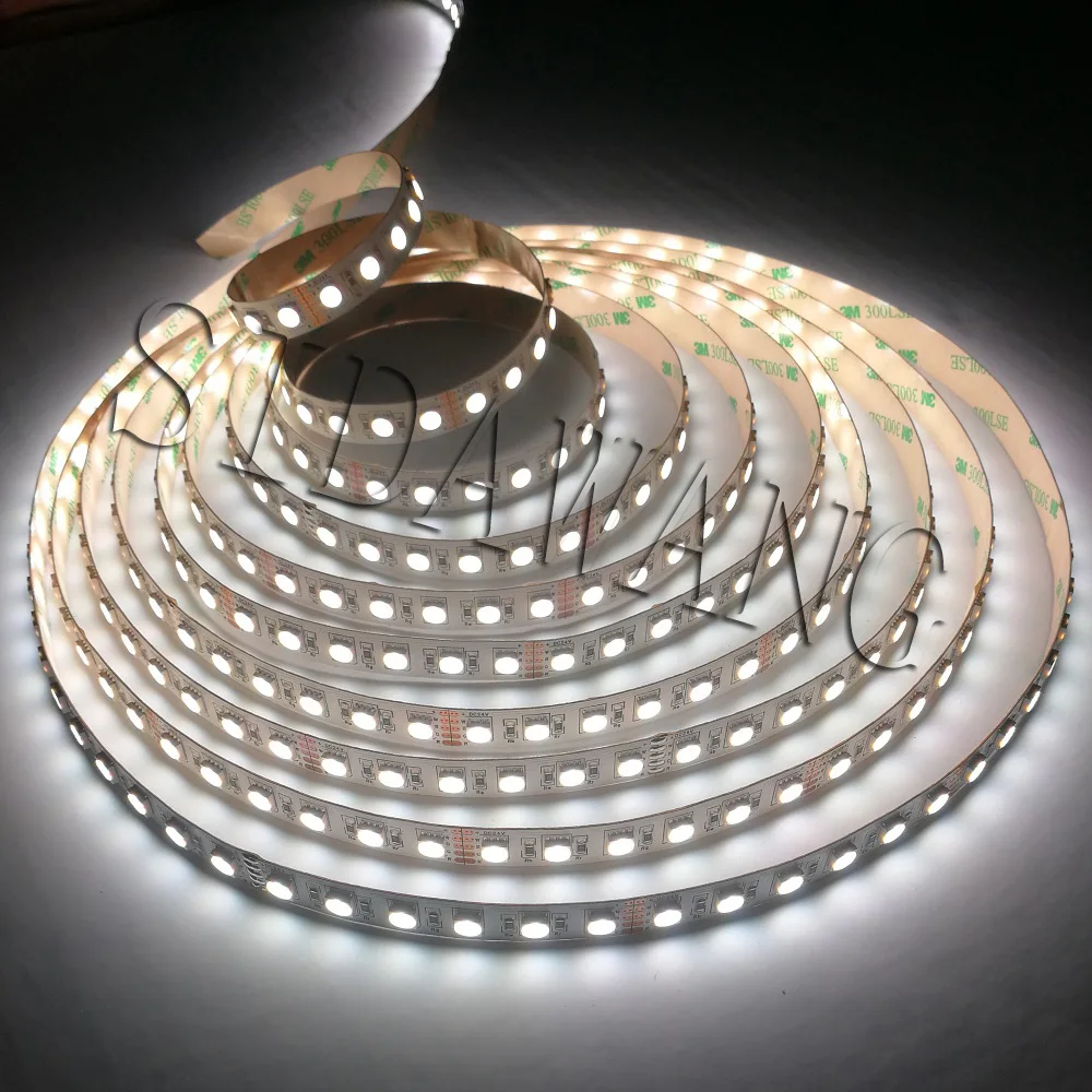 Сверхъяркая Светодиодная лента SMD5050 RGBW 4 цвета в одном катушка 5 м 24 В постоянного