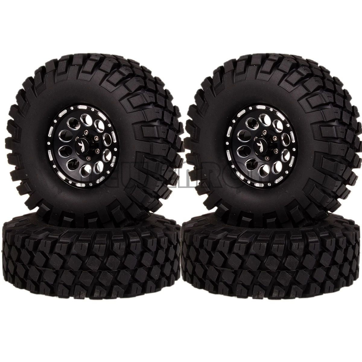 

NEW ENRON 4P 1.9Inch Aluminum Beadlock Wheel Rim & 112mm Tyre Tires for RC Rock Crawler Car RC4WD TF2 D90 D110 TRX-4 Tamiya CC01