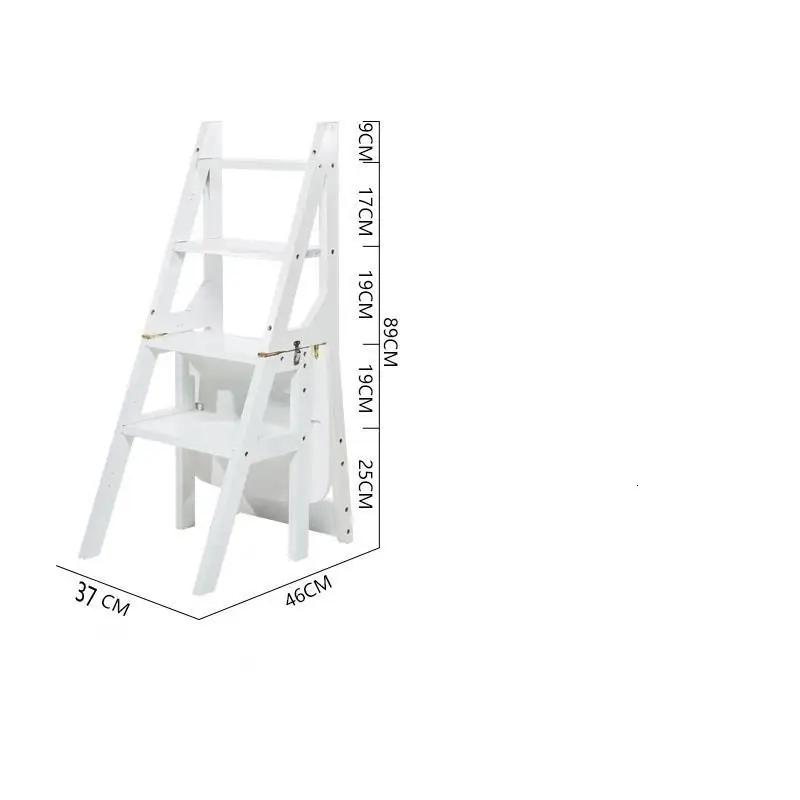 Оттоманский маленький складной внутренний стул Sgabelli Cucina Escalera Para Cocina Scaletta Legno Escaleta
