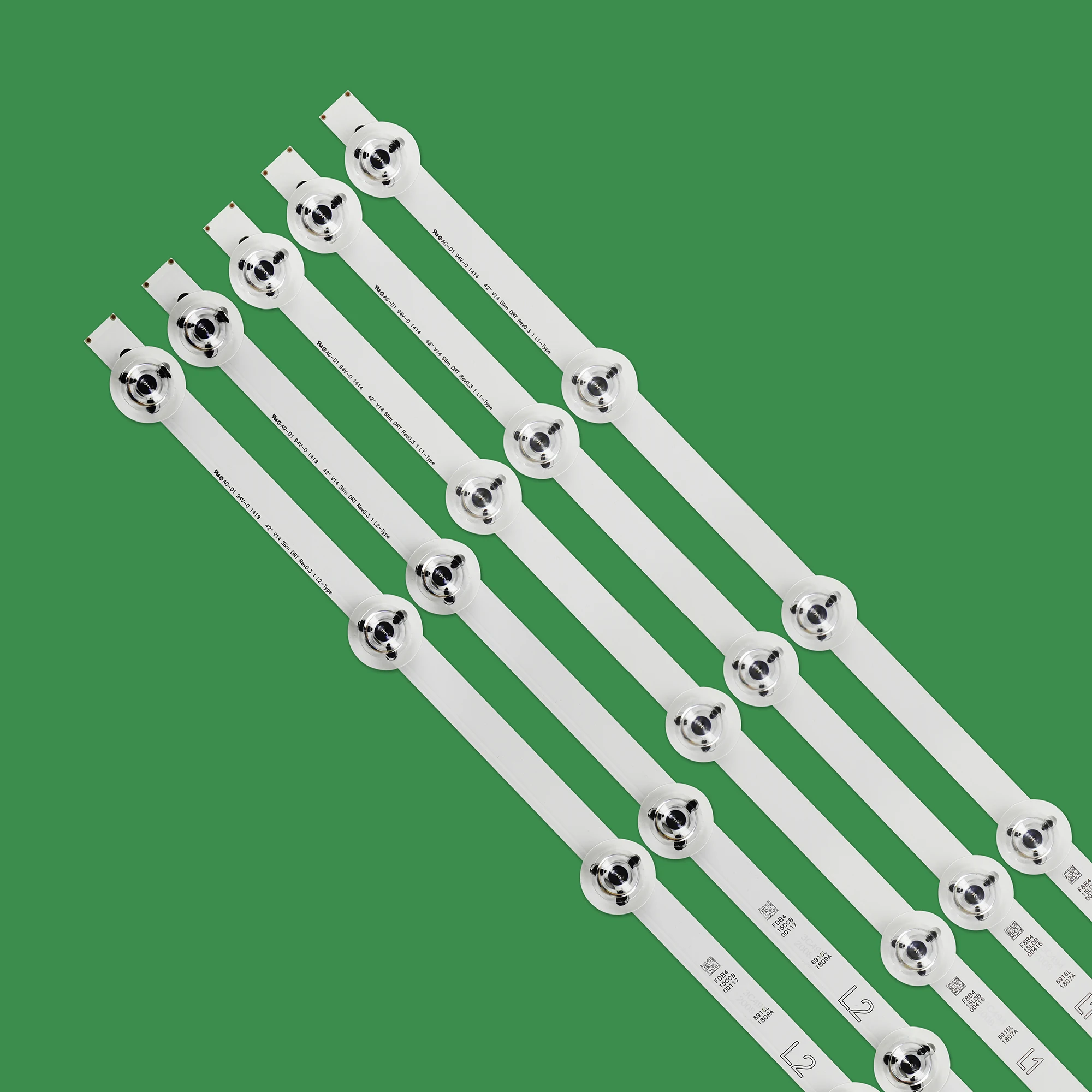 (Новый комплект) 10 шт. светодиодных лент для фотоаппарата Panasonic TX-42AS750E 6916L-1807A