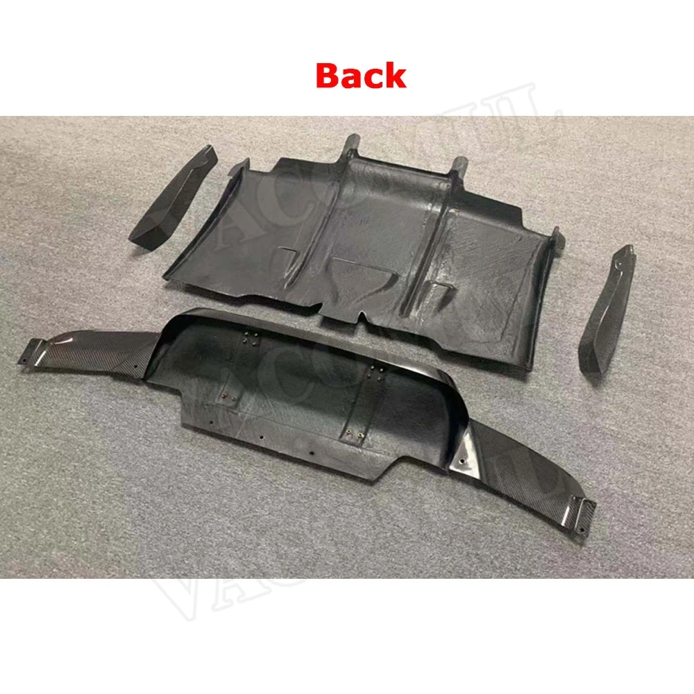 6 Series Carbon Fiber Rear Lip Diffuser Splitters Aprons for BMW F06 F12 F13 M6 M Sport 2012-2016 PSM Style Back Bumper Guard | Автомобили