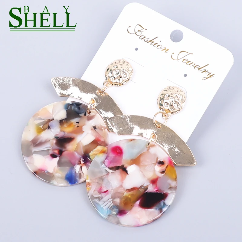 

Shell bay2020 Drop Earrings Fashion Jewelry kpop Earrings for Women Dangle Earrings Statement Wholesale Spring Long Earring Boho