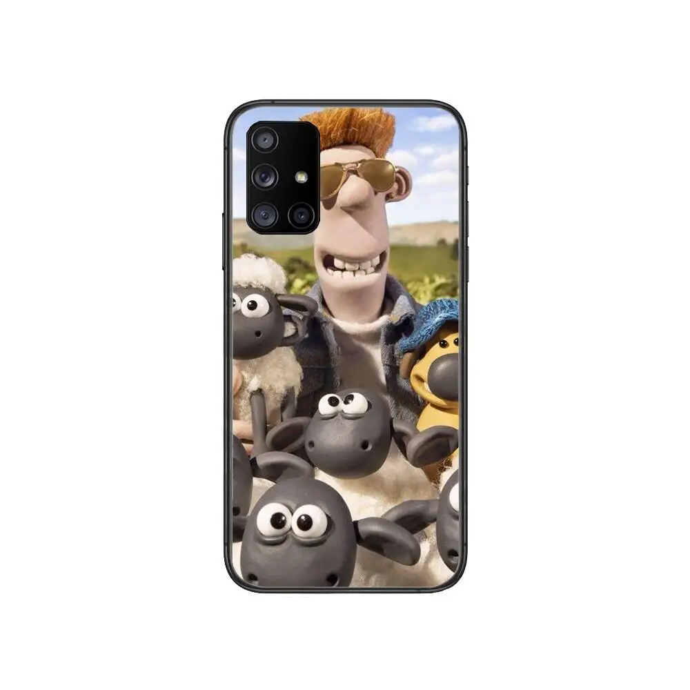 

Sean Cartoon Lamb Phone Case Hull For Samsung Galaxy A 50 51 20 71 70 40 30 10 80 E 5G S Black Shell Art Cell Cove